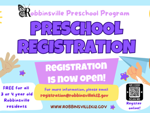 Robbinsville schools open preschool registration for 2026–27
