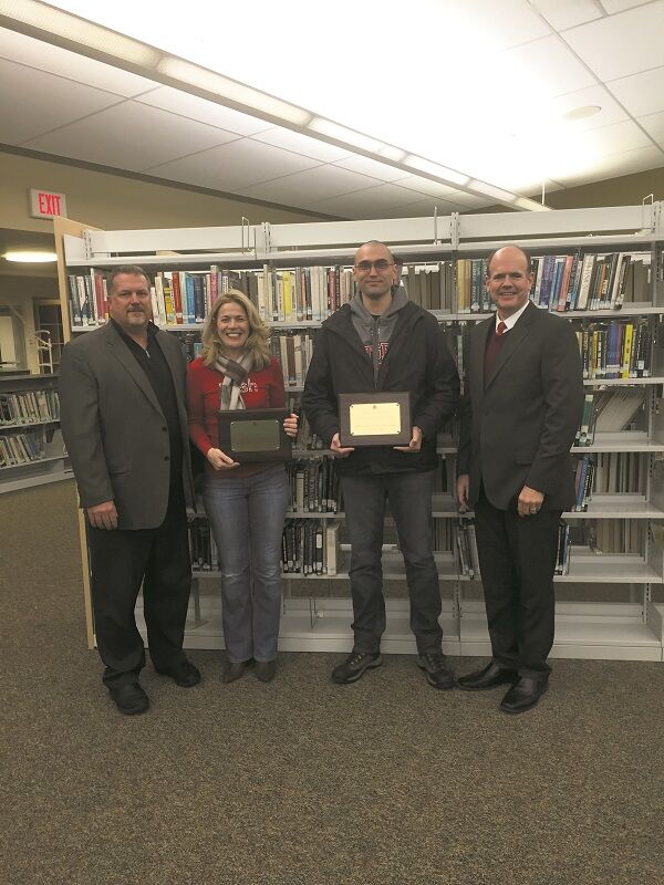 Outgoing board members honored