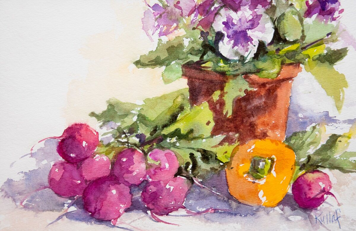 2019 Faculty Student Show_Anne Kullaf teacher_Still Life with Radishes