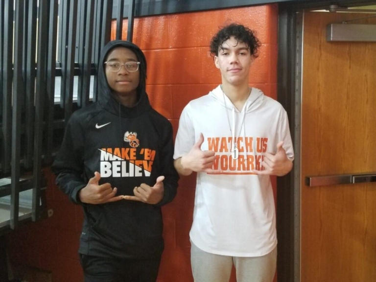 Hamilton High West seniors Tobias Prall and Jamaj Walker lead Hornets to a hot start