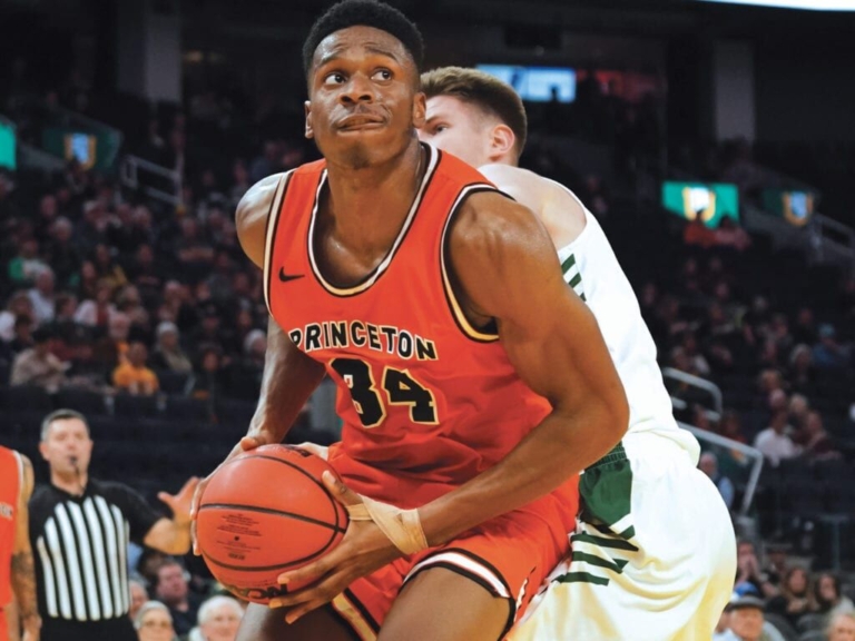 Ewing’s Richmond Aririguzoh shines as big man for Princeton hoops