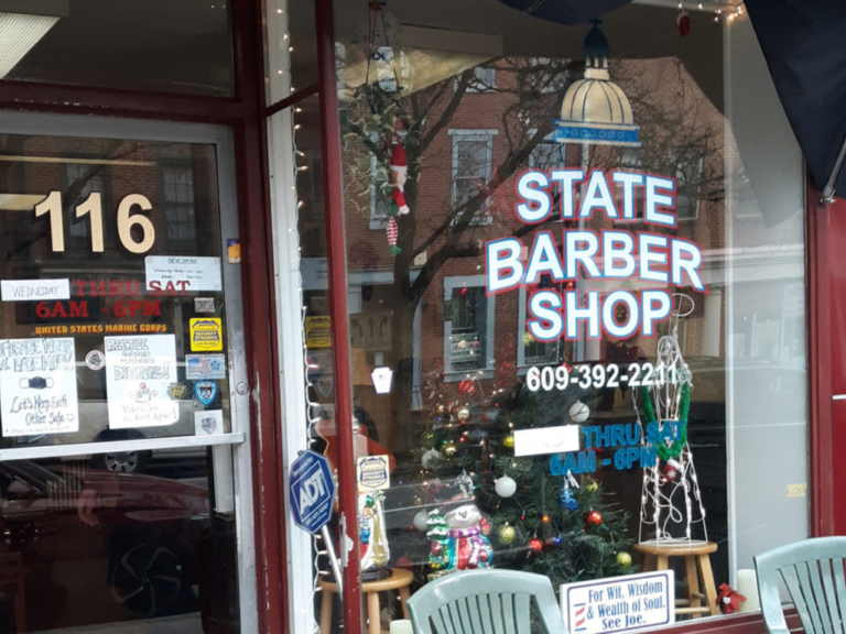 Trenton barber Joe Festa lathers up good feelings and kindness