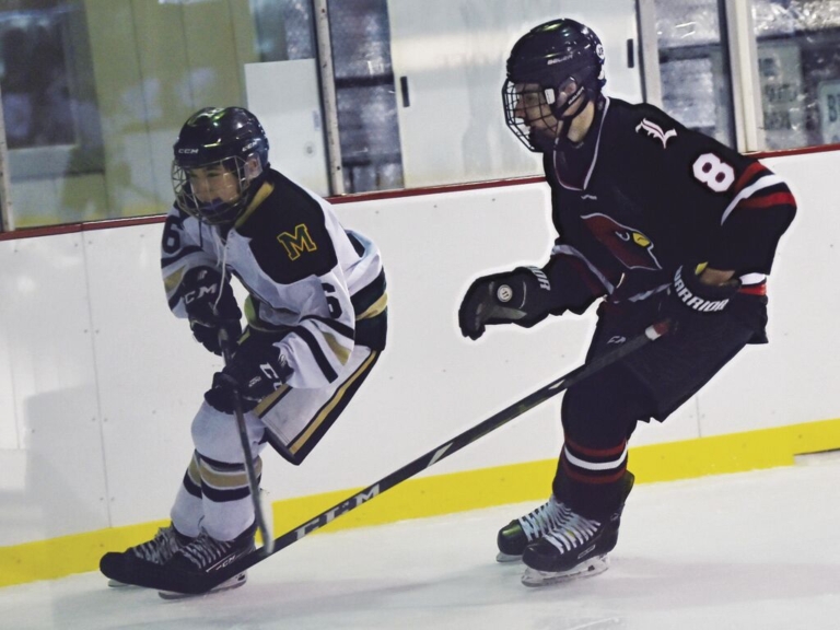 Ewing twins a rare combo for co-op hockey program