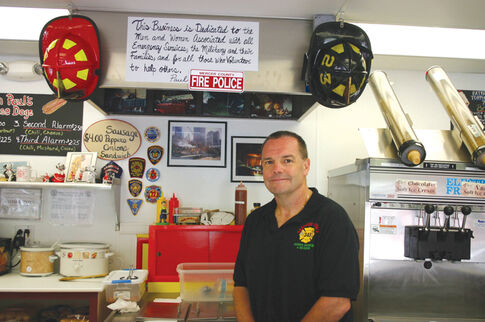 Ex-firefighter’s hot dog stand caters to local heroes
