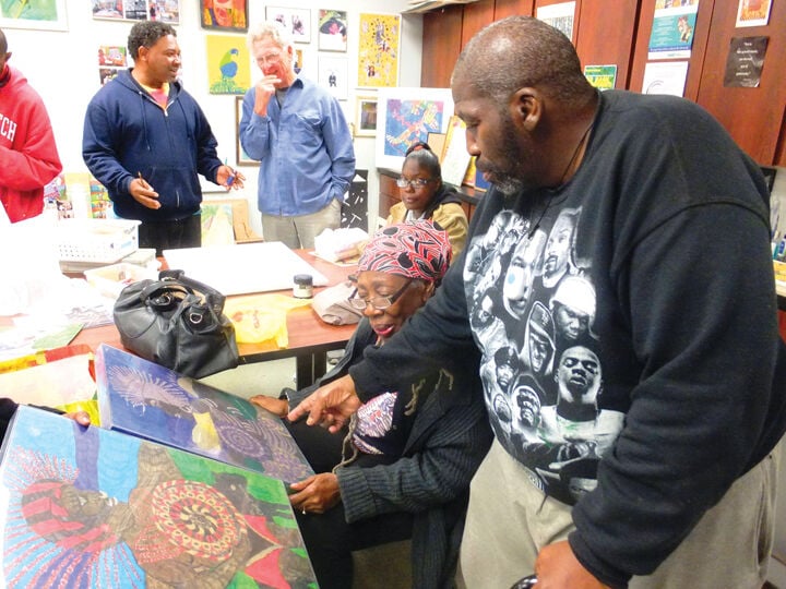 A-Team Shorty Rose with A-Team Members