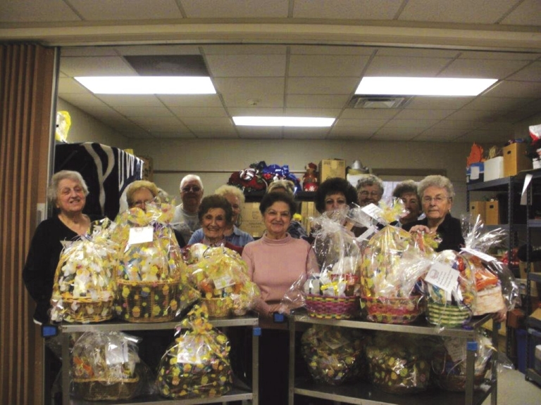 Seniors donate Easter baskets