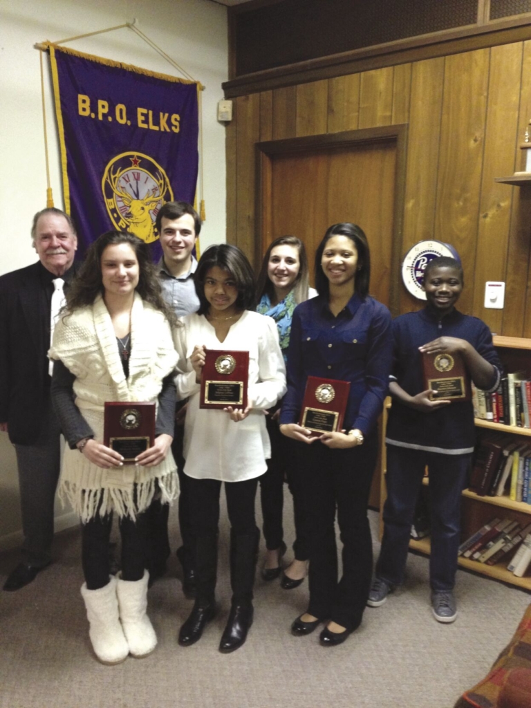 Elks award students of the month
