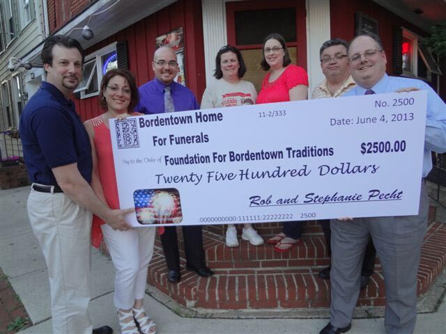 Bordentown Home for Funerals supports fireworks display