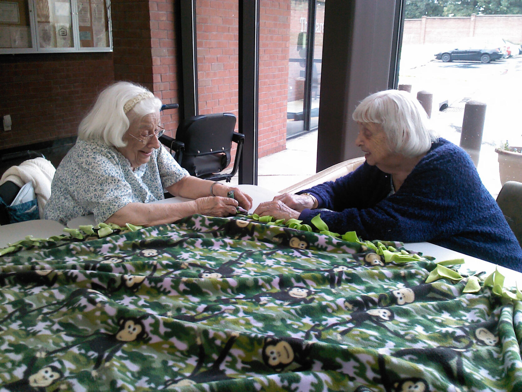 Community gathers for blanket-making marathon