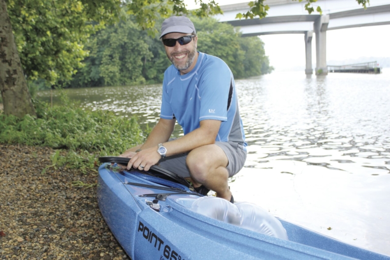 Kayakers make ‘Green Wave’ at Bordentown Beach