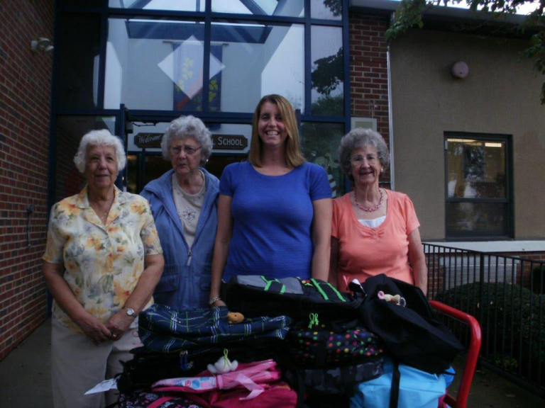 Senior Citizens group help students prepare for school