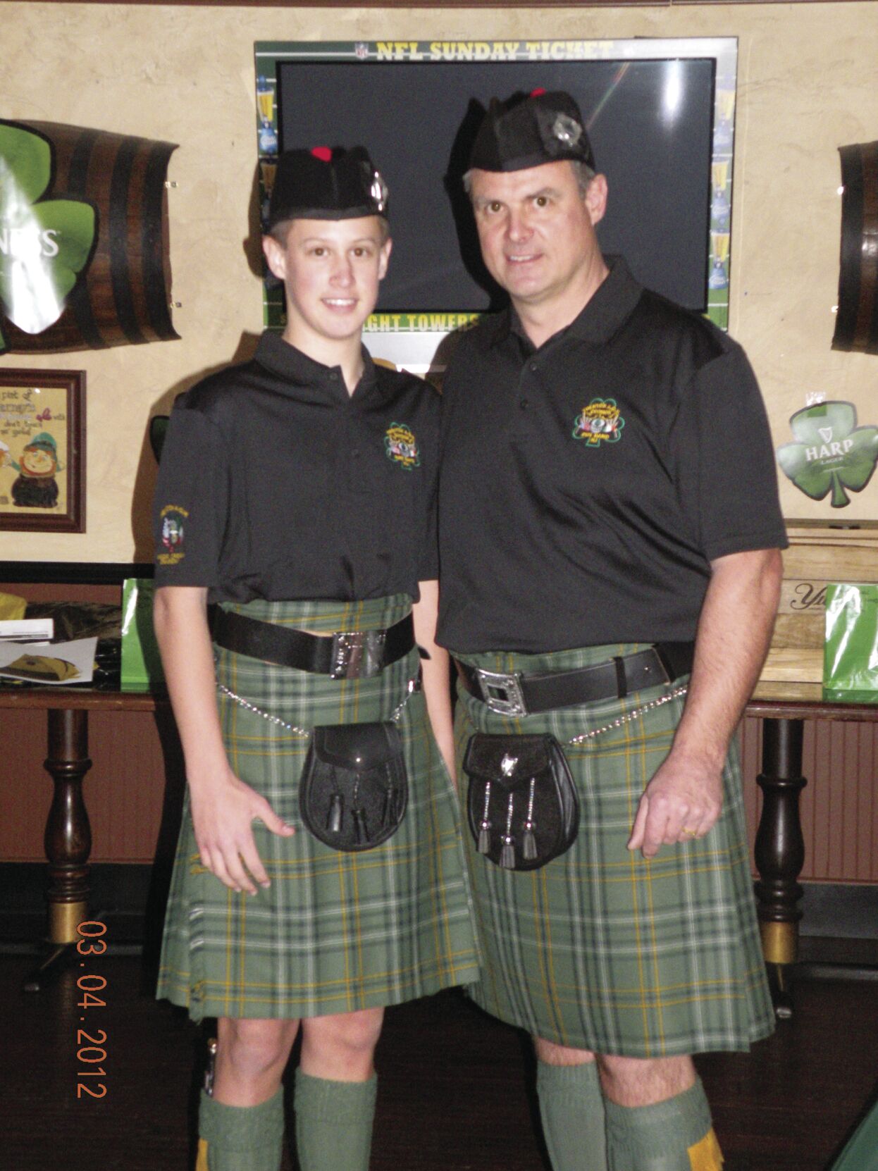 Pipe bands  take pride in their Celtic roots