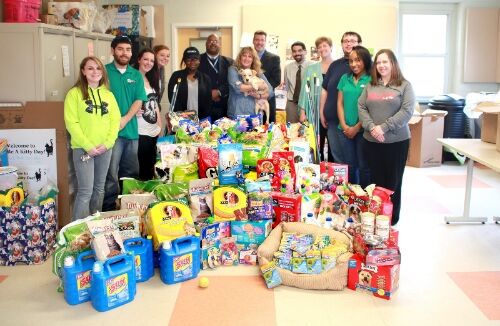 BCC students collect supplies for Burlington County Animal Shelter