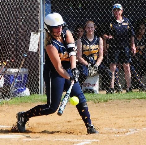 Nottingham High senior wound up for the start of softball season
