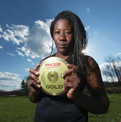 Robbinsville thrower makes up for lost time