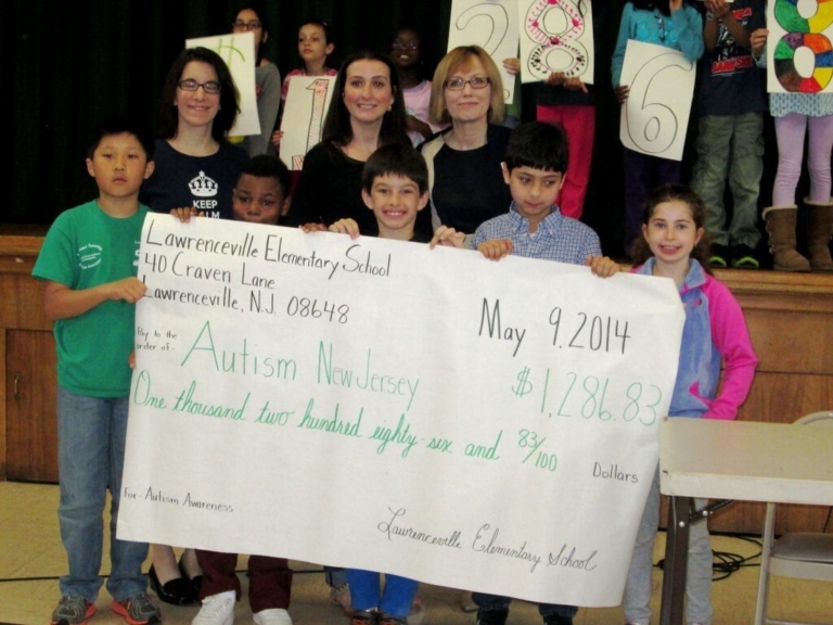 Lawrence Elementary School students raise funds for Autism New Jersey