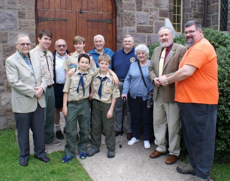 Ewing Kiwanis supports Boy Scout Troop 33