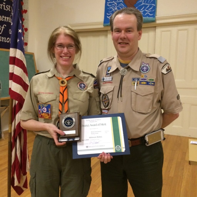 Boy Scouts award local leader