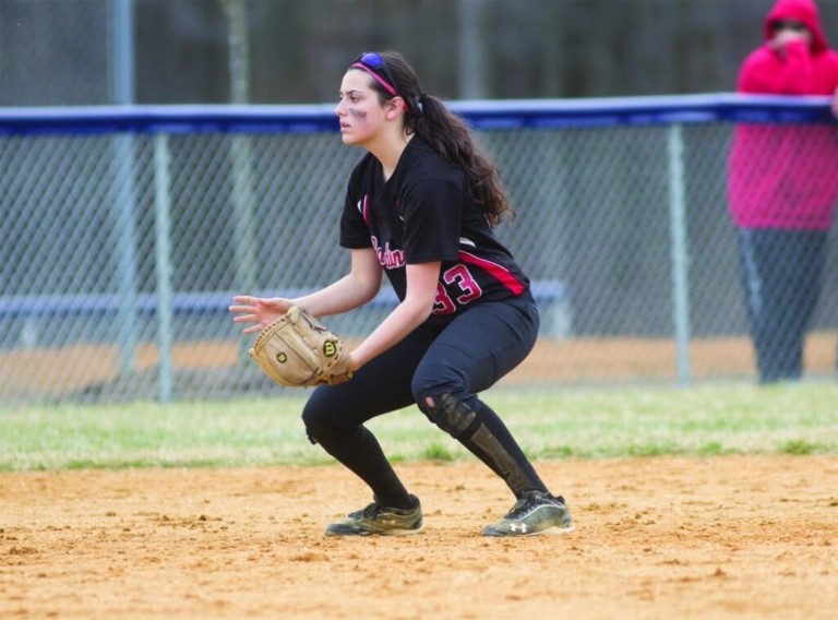 Freshman shortstop leading Lawrence High School varsity softball