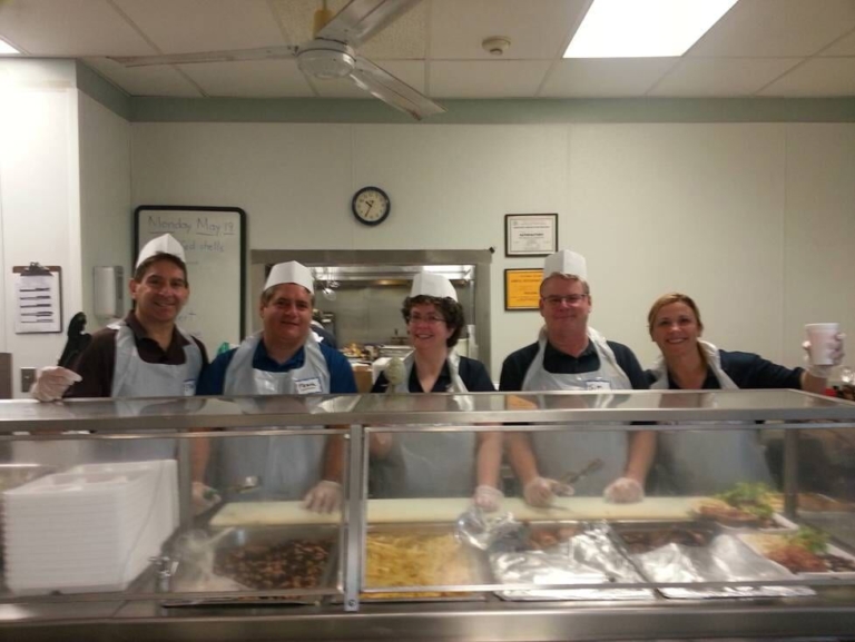 Hamilton Rotarians serve meals at TASK