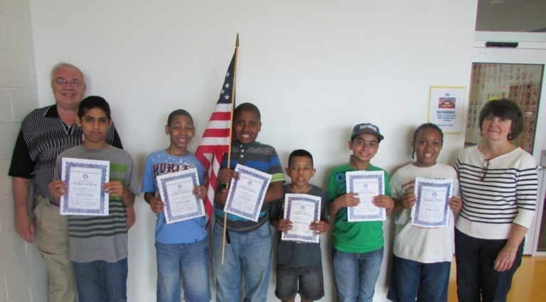 Hamilton Elks sponsor Mercer Elementary School poster contest