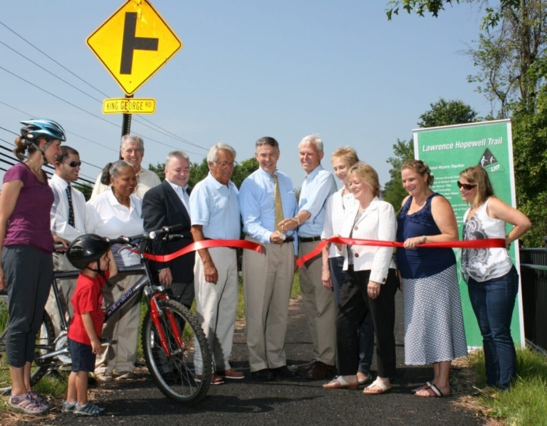 Lawrence Hopewell Trail opens Pennington Connection
