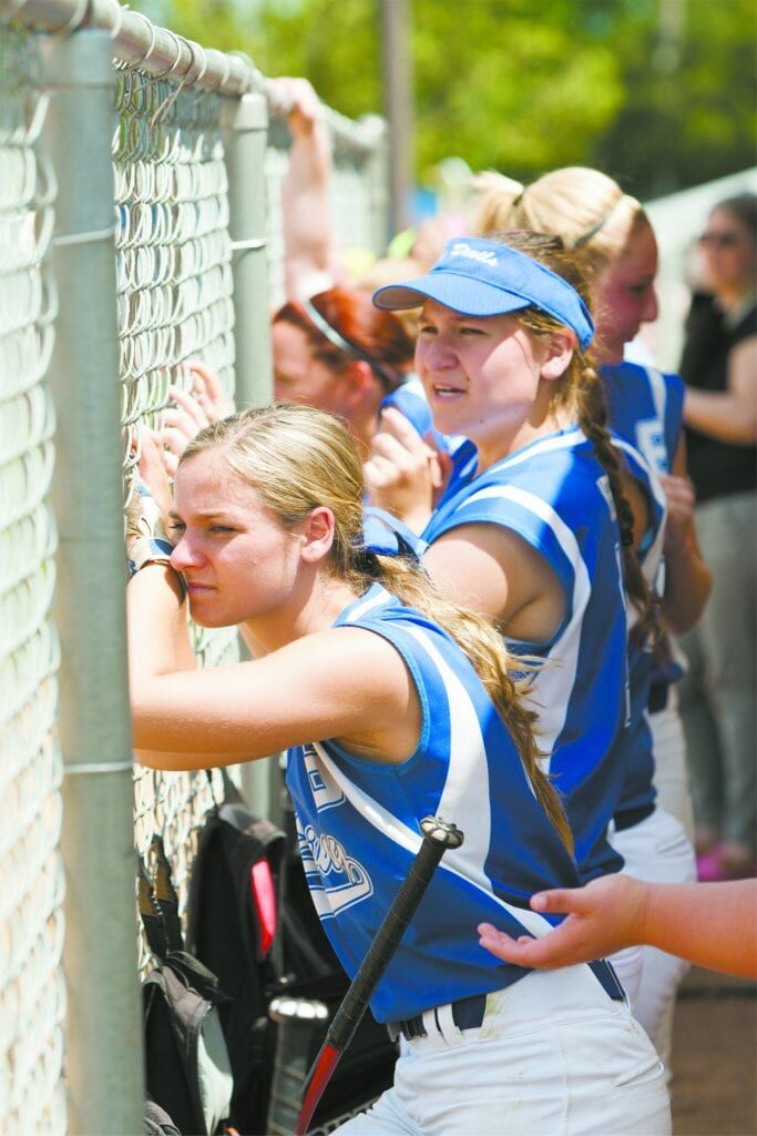 2014 07 EO Softball McQueen and Weber