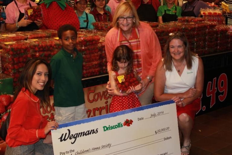 Wegmans, Driscoll’s support the Children’s Home Society