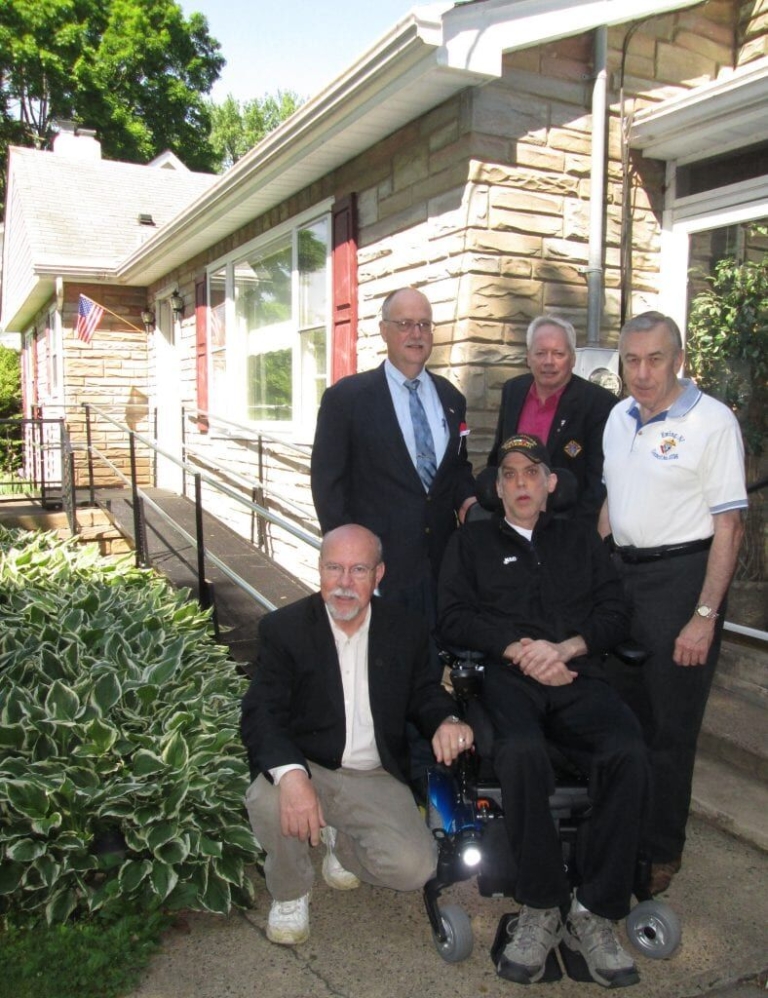 Ewing Knights of Columbus support local veteran