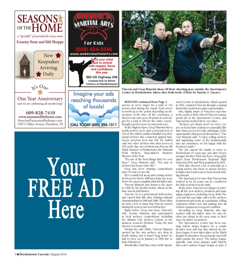 Win a FREE 1/4 Page Ad