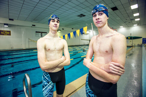 Twins push Northstar swim team, each other
