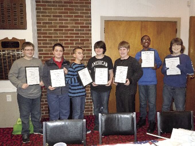 Elks award students for patriotic essays