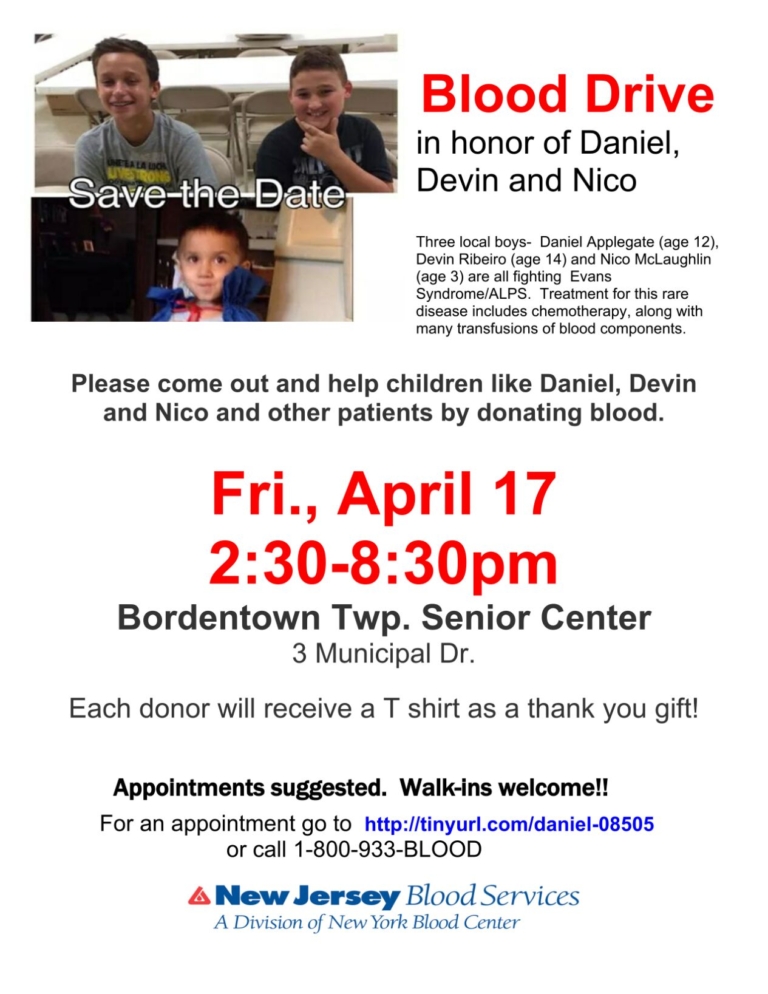 Blood drive for resident in urgent need