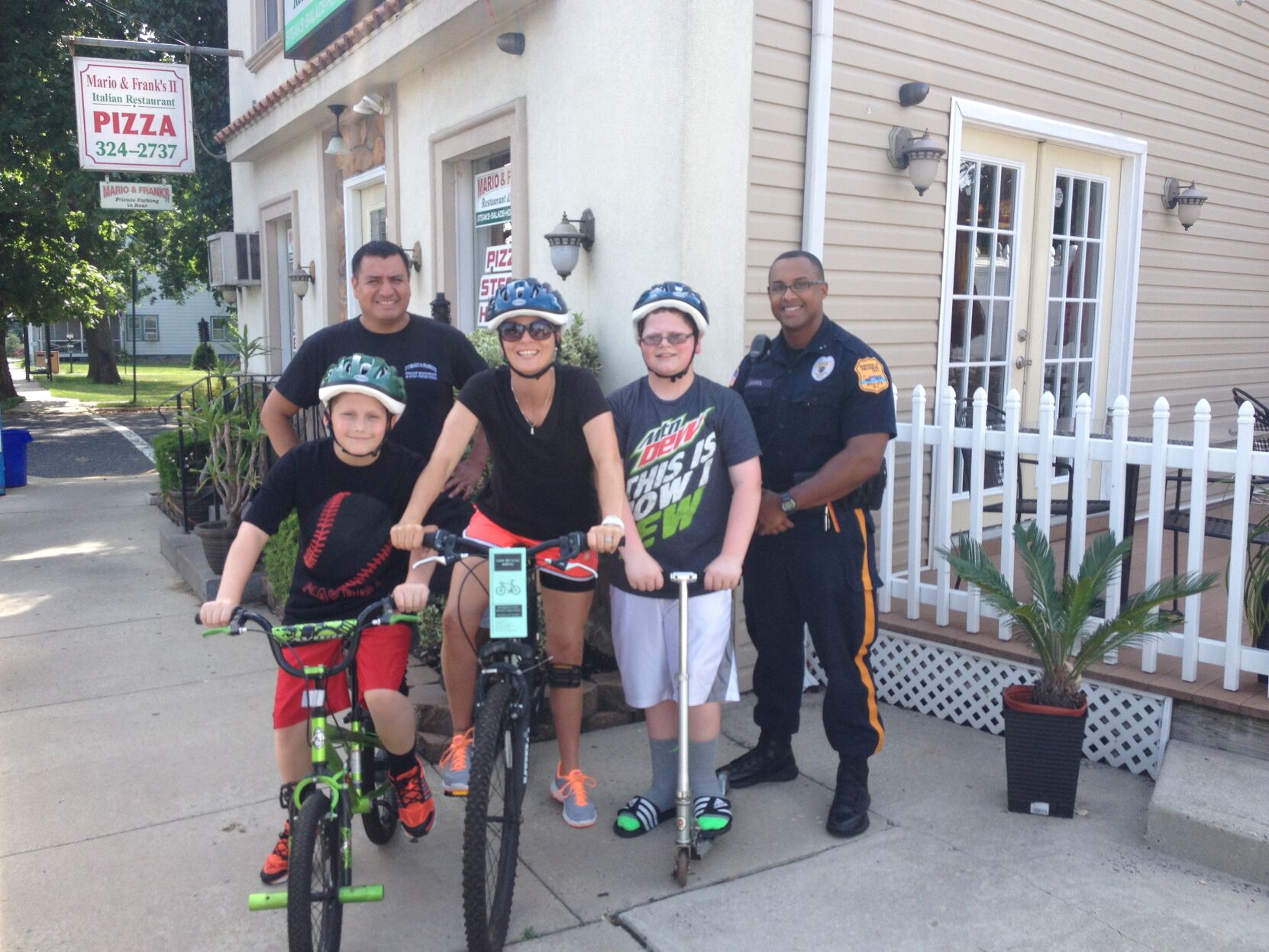 Fieldsboro Police encourage bicycle helmet safety