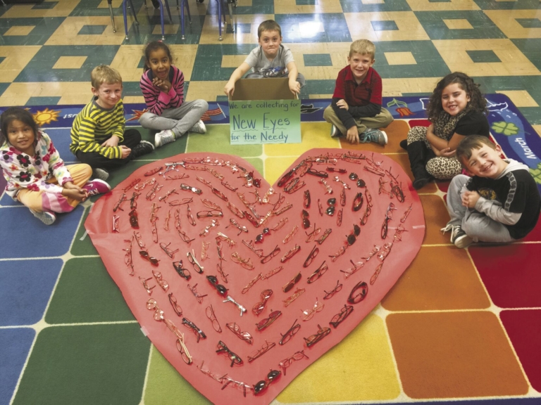 Clara Barton class collects specs