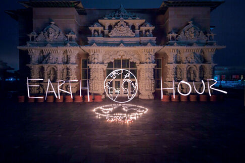 BAPS observes Earth Hour