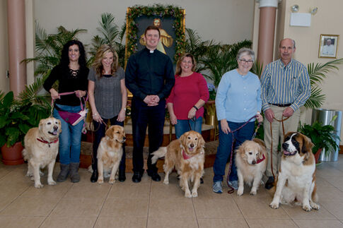 Dogs provide comfort through St. Greg’s program