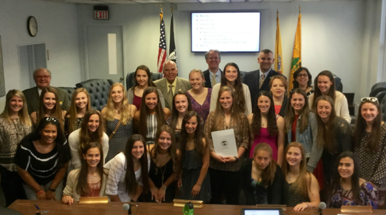 Freeholders honor Mercer County softball champions, Robbinsville High School