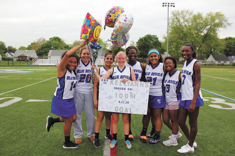 Krepp becomes third-ever Blue Devil to score 100 goals