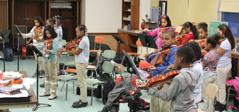 Trenton Community School students play for life and learning