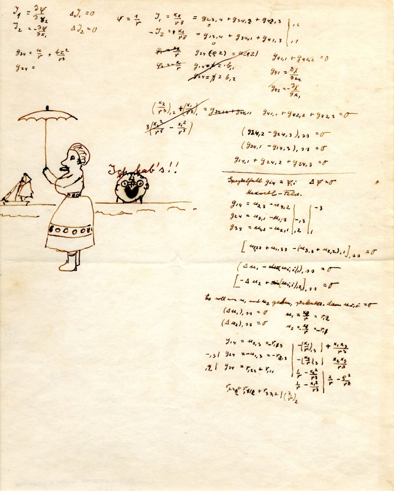 Doodlings (Beach Scene)