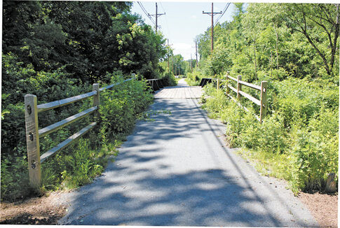Ewing celebrates opening of historic Johnson Line trolley trail