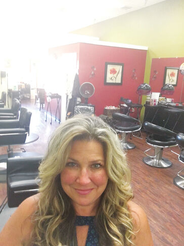 Style and color the highlights at A Cut Above Salon and Spa