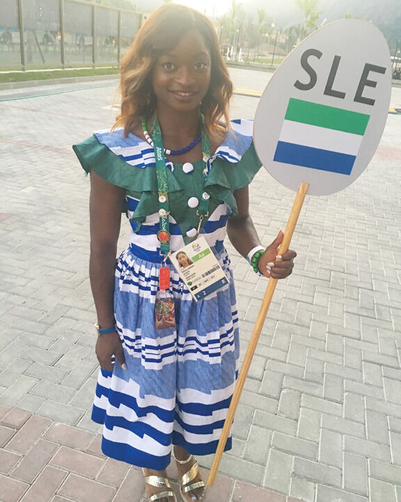 Nottingham grad earns the love of Sierra Leone at Rio Olympics