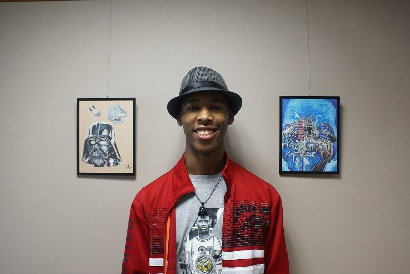 Works by ‘fan artist’ at Ewing town hall