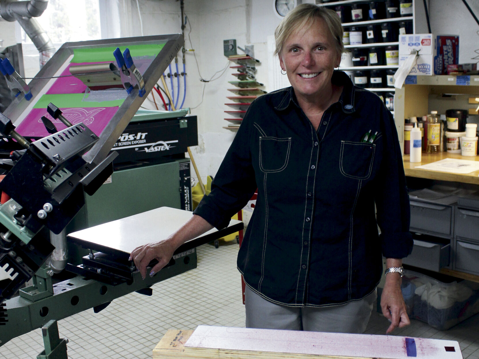 Graphic printer leaving her mark on Bordentown