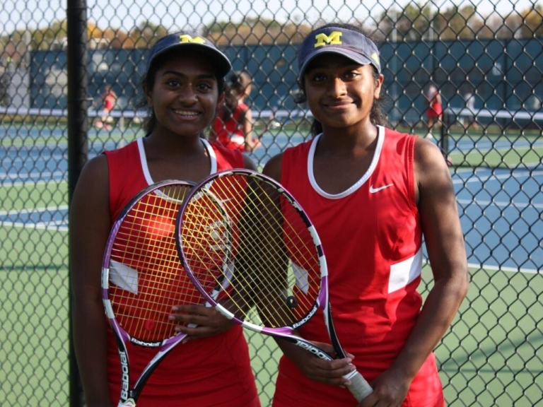 Lawrence tennis twins are double trouble