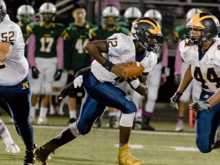 Nottingham quarterback takes starting job and runs with it