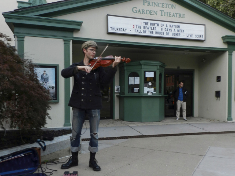 Adam Sterr becomes part of the Nassau Street scene