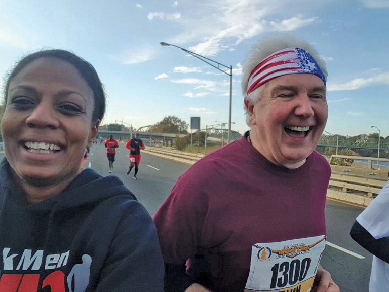 Trenton native runs half marathon to raise funds for Rescue Mission